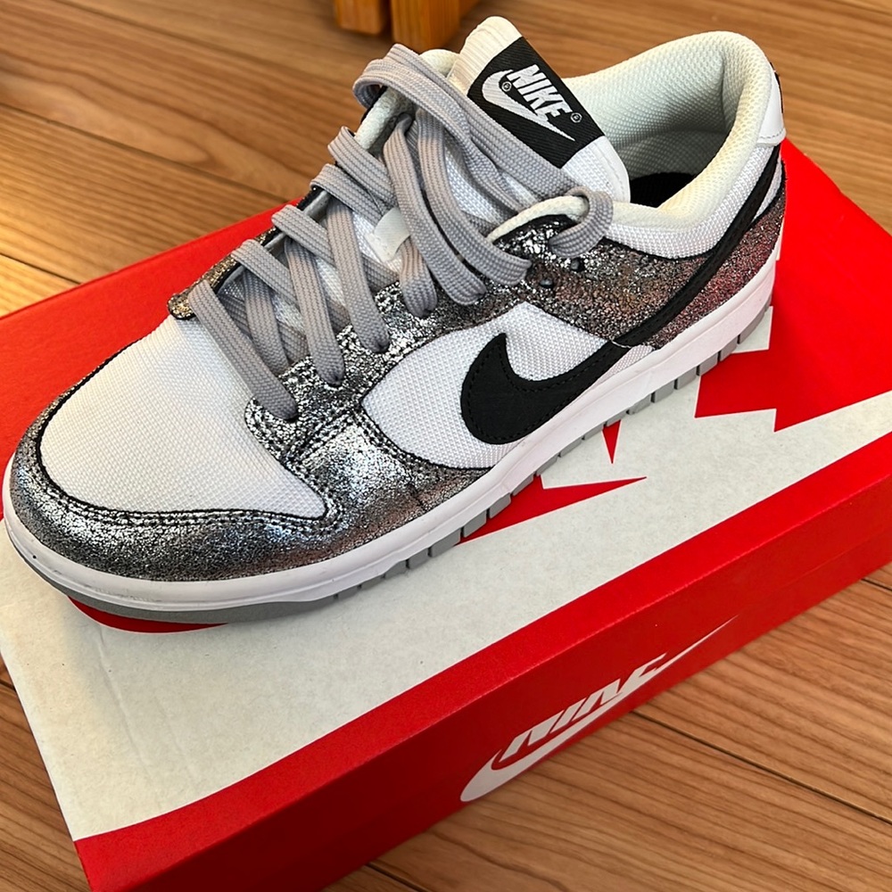 Nike Dunk Low Golden Gala Metallic Silver